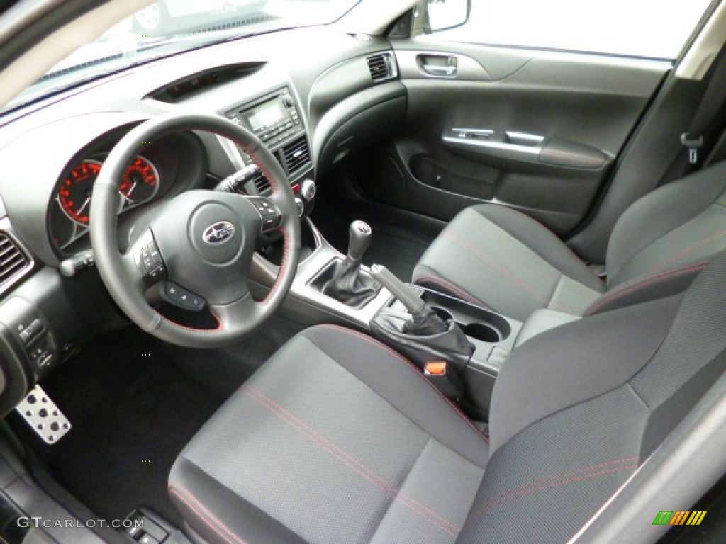 WRX Carbon Black Interior 2012 Subaru Impreza WRX 4 Door Photo #82128071