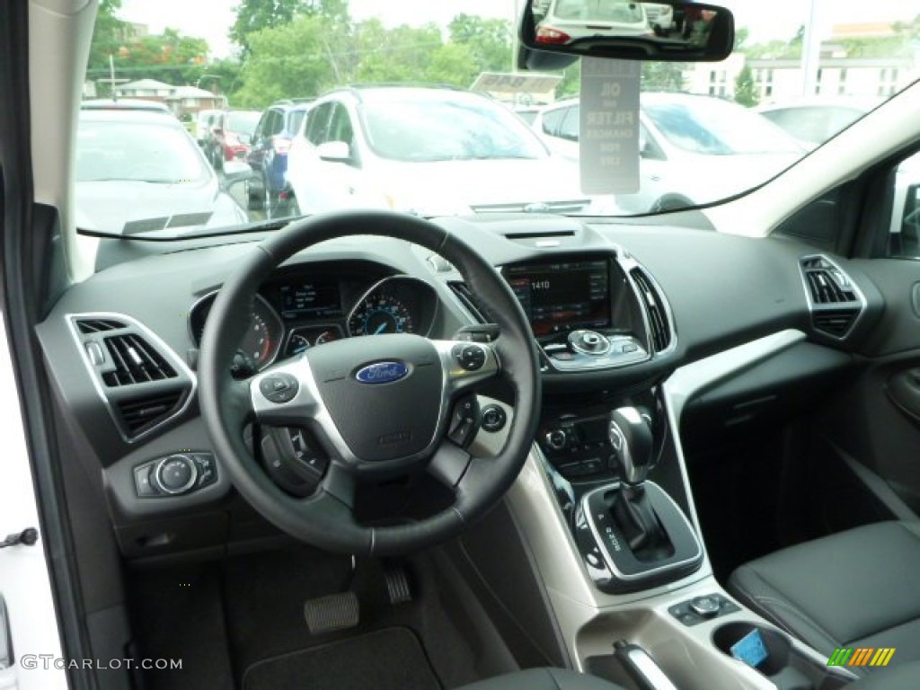 2013 Escape SEL 2.0L EcoBoost 4WD - White Platinum Metallic Tri-Coat / Charcoal Black photo #10