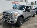 2013 Ingot Silver Metallic Ford F350 Super Duty Platinum Crew Cab 4x4  photo #2