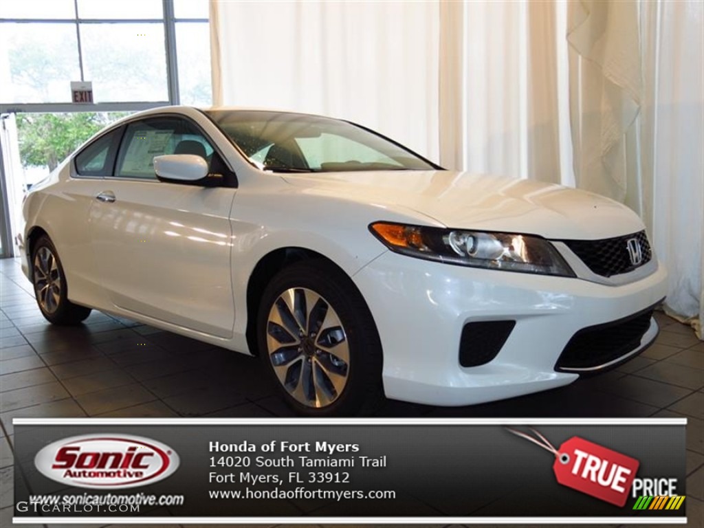 2013 Accord LX-S Coupe - White Orchid Pearl / Black/Ivory photo #1