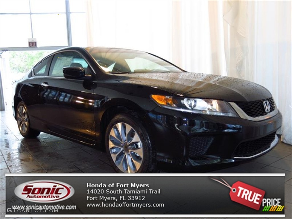 2013 Accord LX-S Coupe - Crystal Black Pearl / Black photo #1