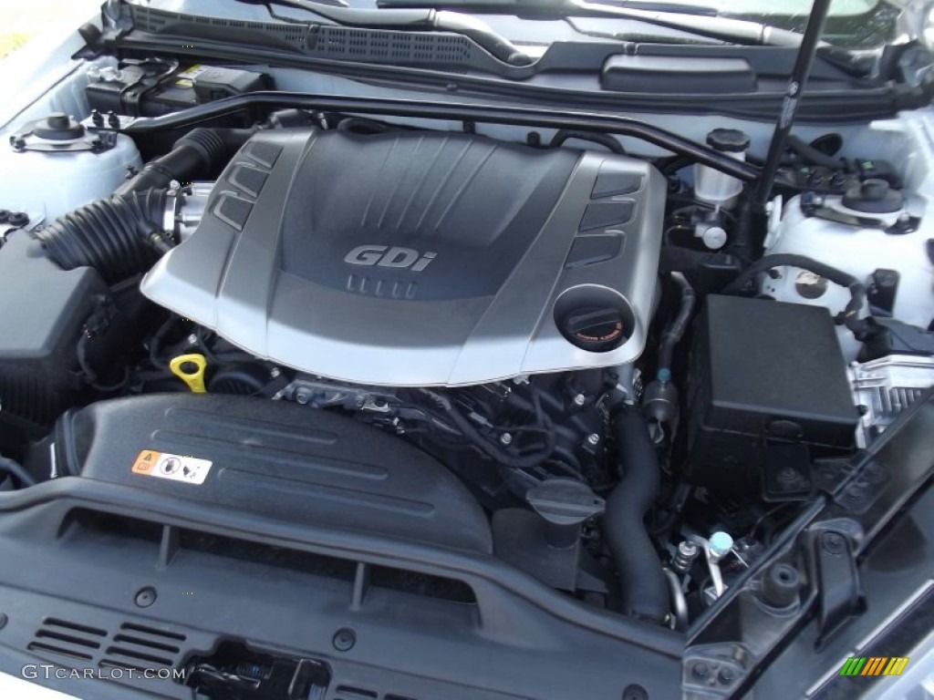 2013 Hyundai Genesis Coupe 3.8 Track 3.8 Liter DOHC 16-Valve Dual-CVVT V6 Engine Photo #82129793