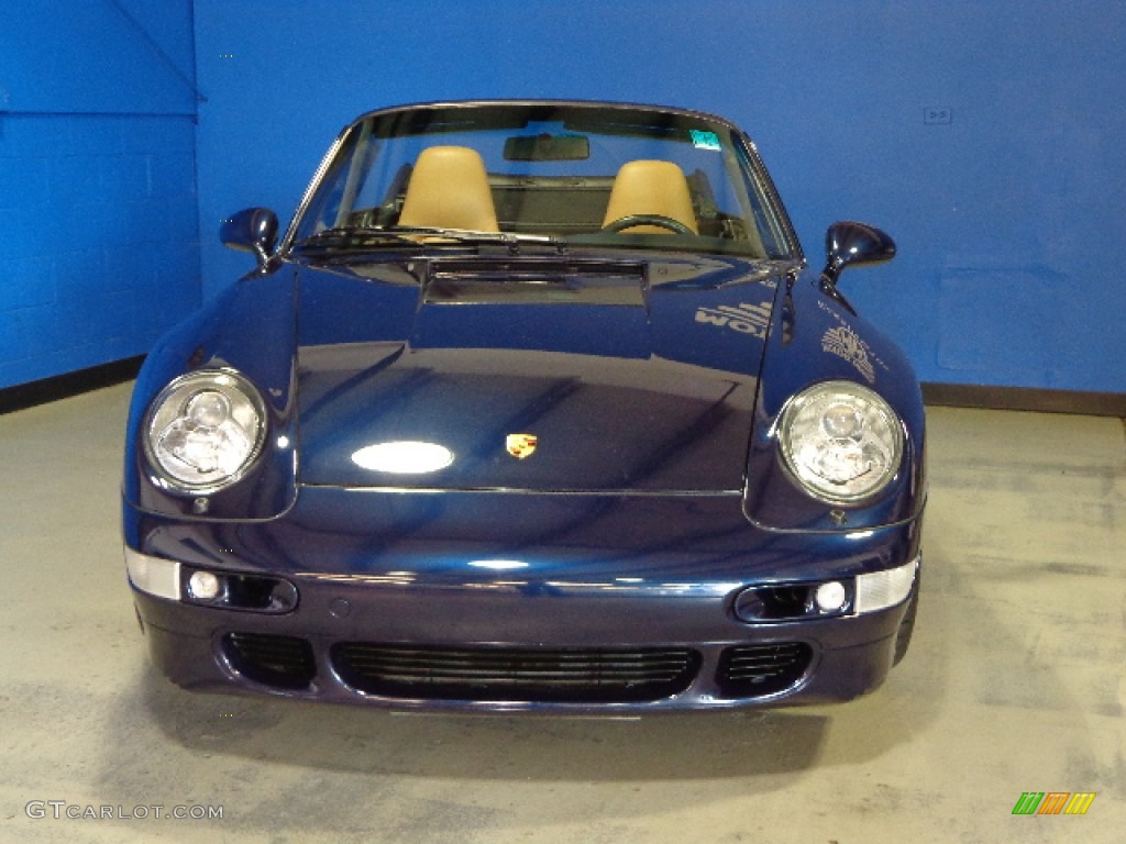 1997 911 Carrera Cabriolet - Ocean Blue Metallic / Cashmere photo #2