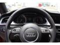 2013 Audi Allroad Chestnut Brown Interior Steering Wheel Photo