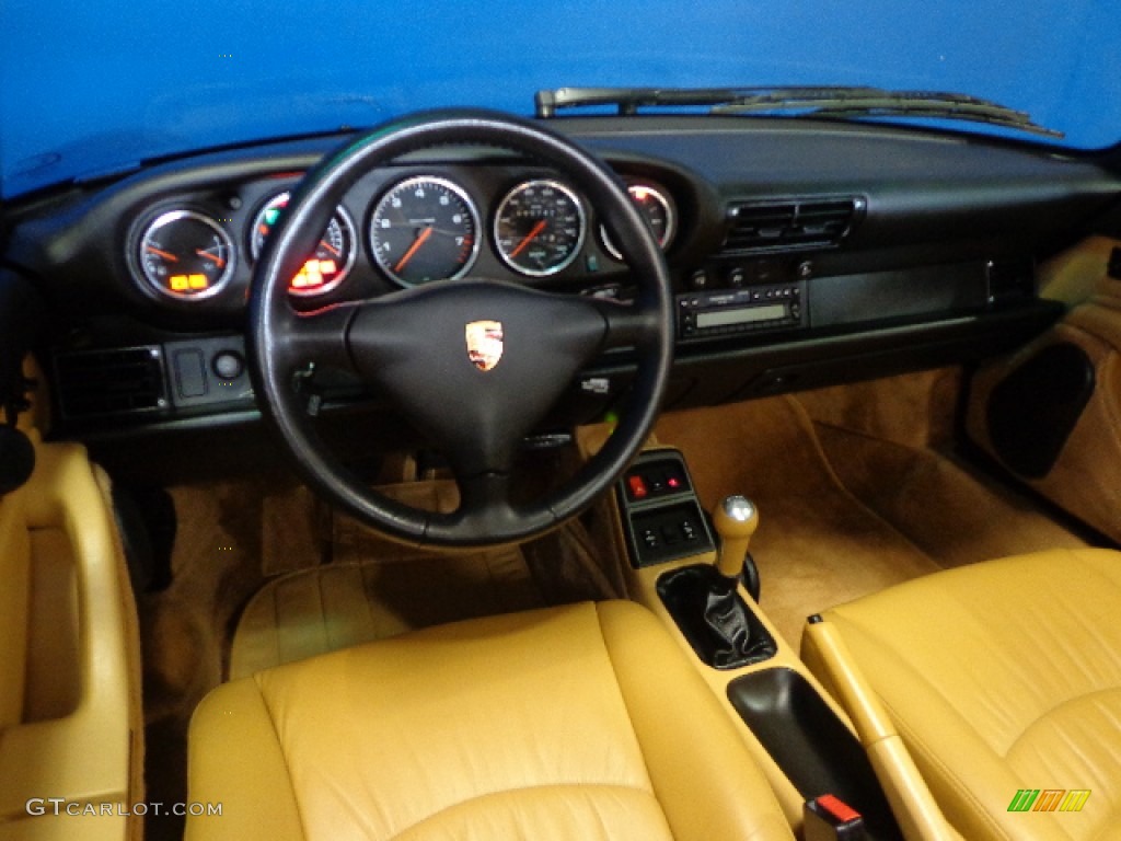 1997 911 Carrera Cabriolet - Ocean Blue Metallic / Cashmere photo #28