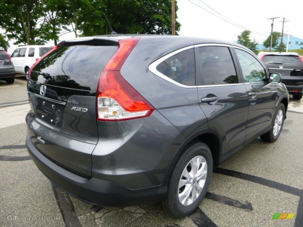 2013 CR-V EX AWD - Polished Metal Metallic / Gray photo #3