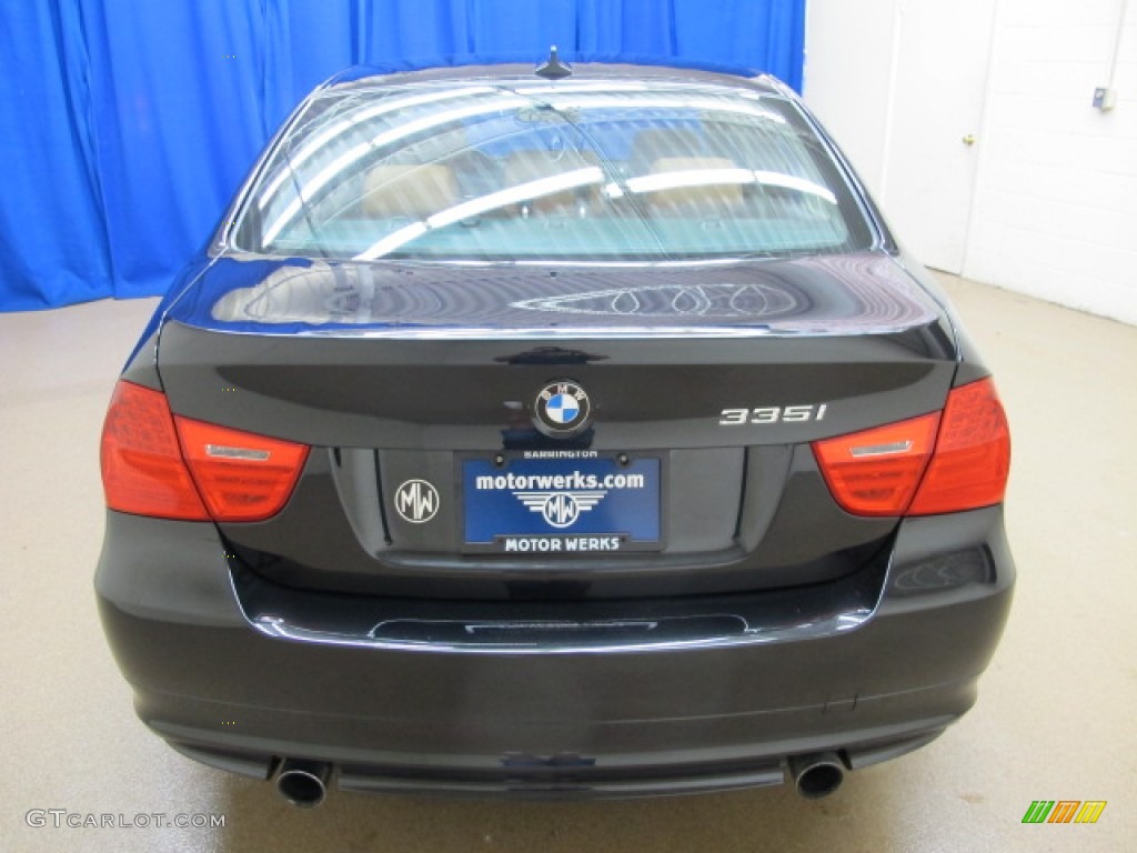 2011 3 Series 335i xDrive Sedan - Black Sapphire Metallic / Saddle Brown Dakota Leather photo #6