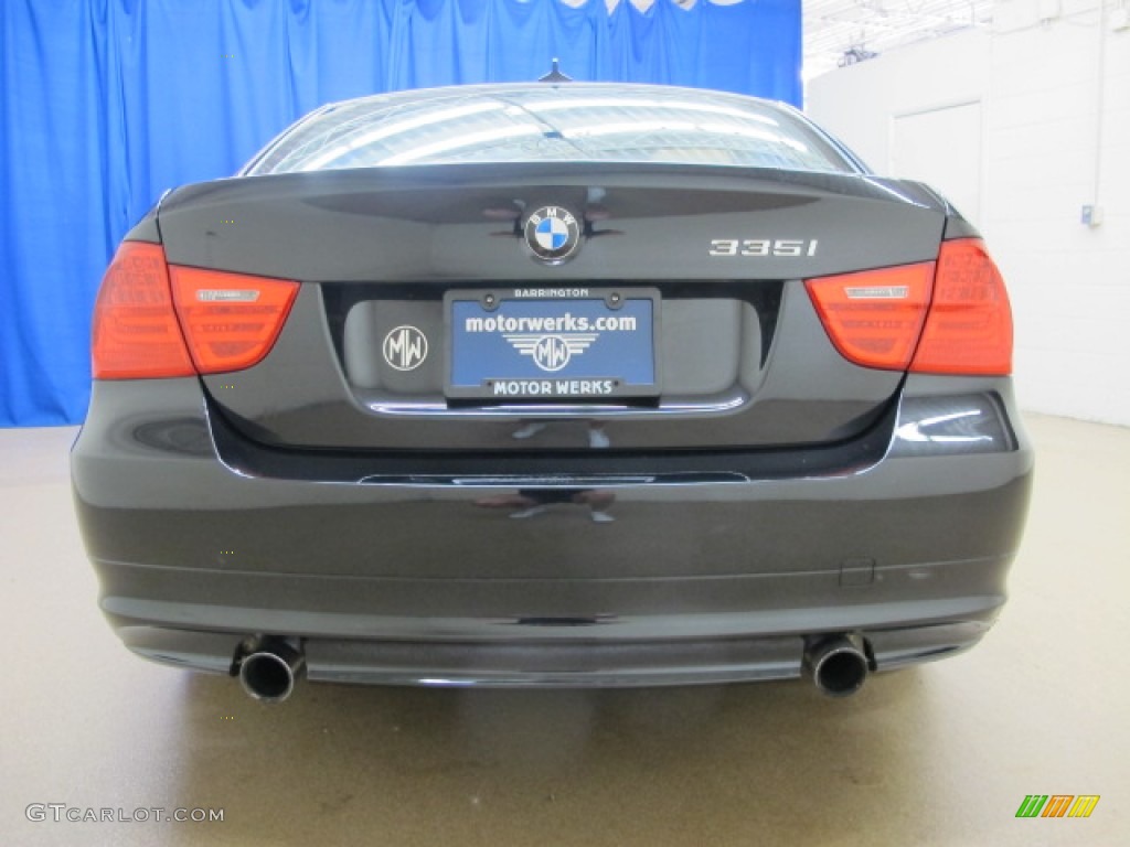 2011 3 Series 335i xDrive Sedan - Black Sapphire Metallic / Saddle Brown Dakota Leather photo #7