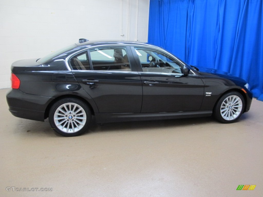 2011 3 Series 335i xDrive Sedan - Black Sapphire Metallic / Saddle Brown Dakota Leather photo #9