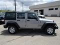 2013 Billet Silver Metallic Jeep Wrangler Unlimited Sport 4x4  photo #5