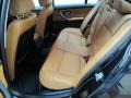 Saddle Brown Dakota Leather Rear Seat Photo for 2011 BMW 3 Series #82133947