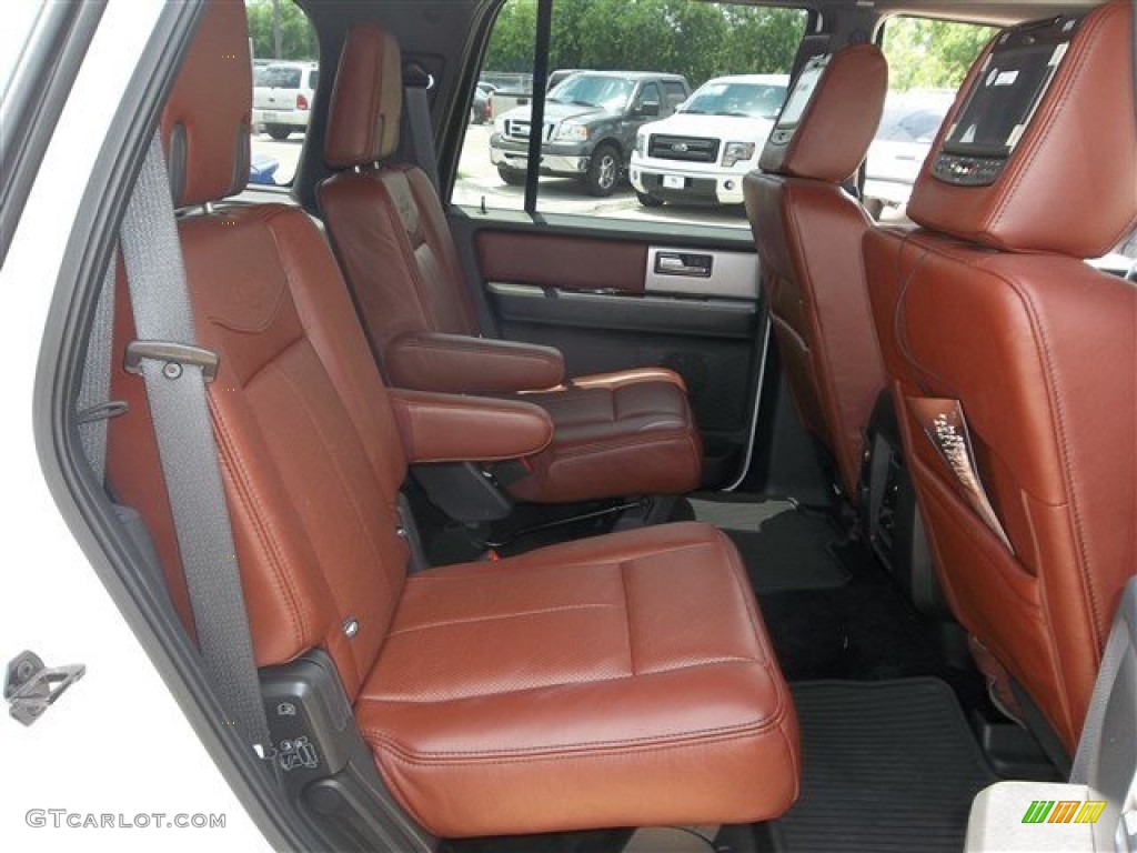 King Ranch Charcoal Black/Chaparral Leather Interior 2013 Ford Expedition King Ranch Photo #82133980
