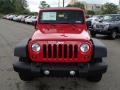 2013 Flame Red Jeep Wrangler Unlimited Sport 4x4  photo #3