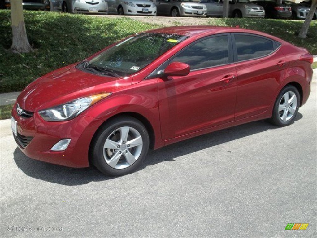 2013 Elantra GLS - Sparkling Ruby / Beige photo #1