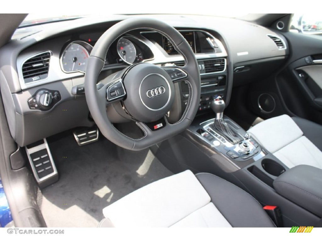 2013 S5 3.0 TFSI quattro Coupe - Moonlight Blue Metallic / Black/Lunar Silver photo #12