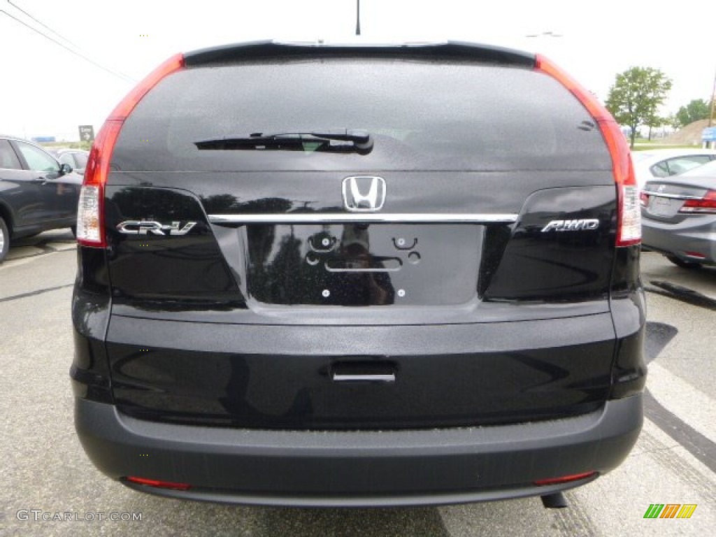 2013 CR-V EX-L AWD - Crystal Black Pearl / Black photo #4