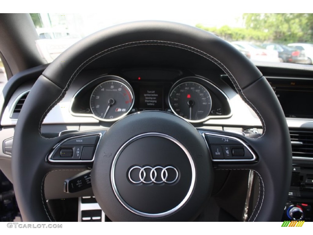 2013 S5 3.0 TFSI quattro Coupe - Moonlight Blue Metallic / Black/Lunar Silver photo #26