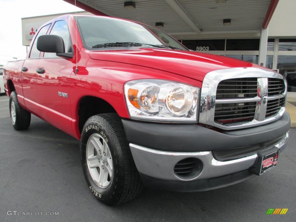 Flame Red Dodge Ram 1500