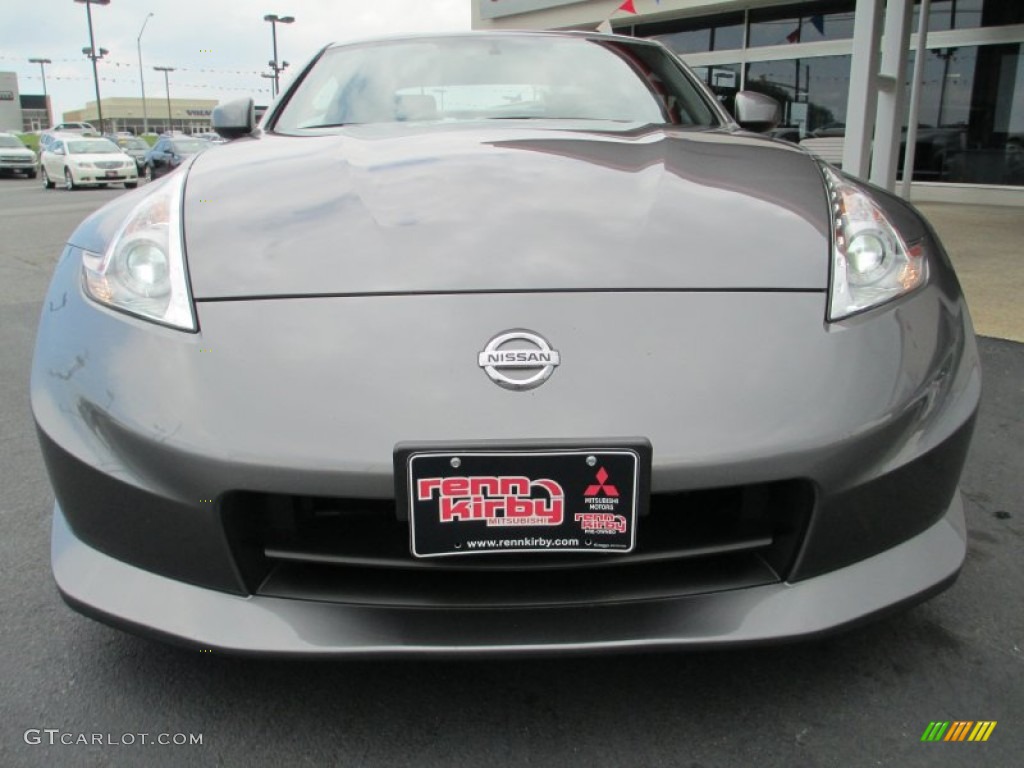 2012 370Z NISMO Coupe - Gun Metallic / NISMO Black/Red photo #2