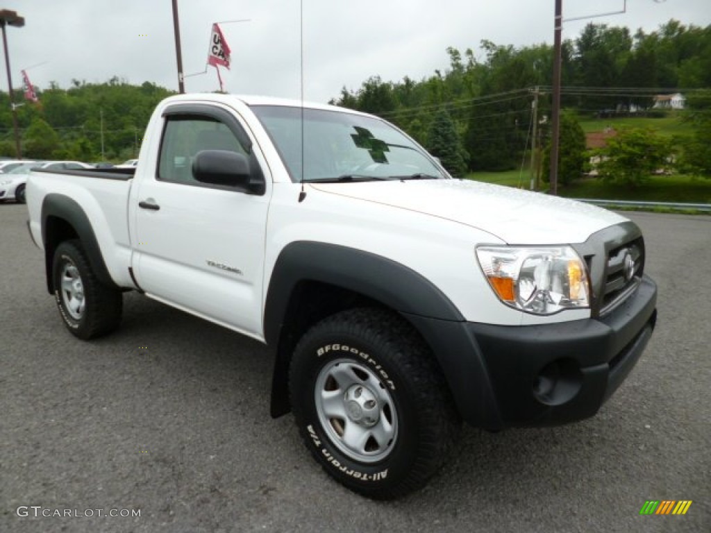 Super White Toyota Tacoma