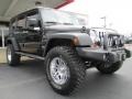 2008 Black Jeep Wrangler Unlimited Rubicon 4x4  photo #1