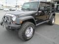 2008 Black Jeep Wrangler Unlimited Rubicon 4x4  photo #3