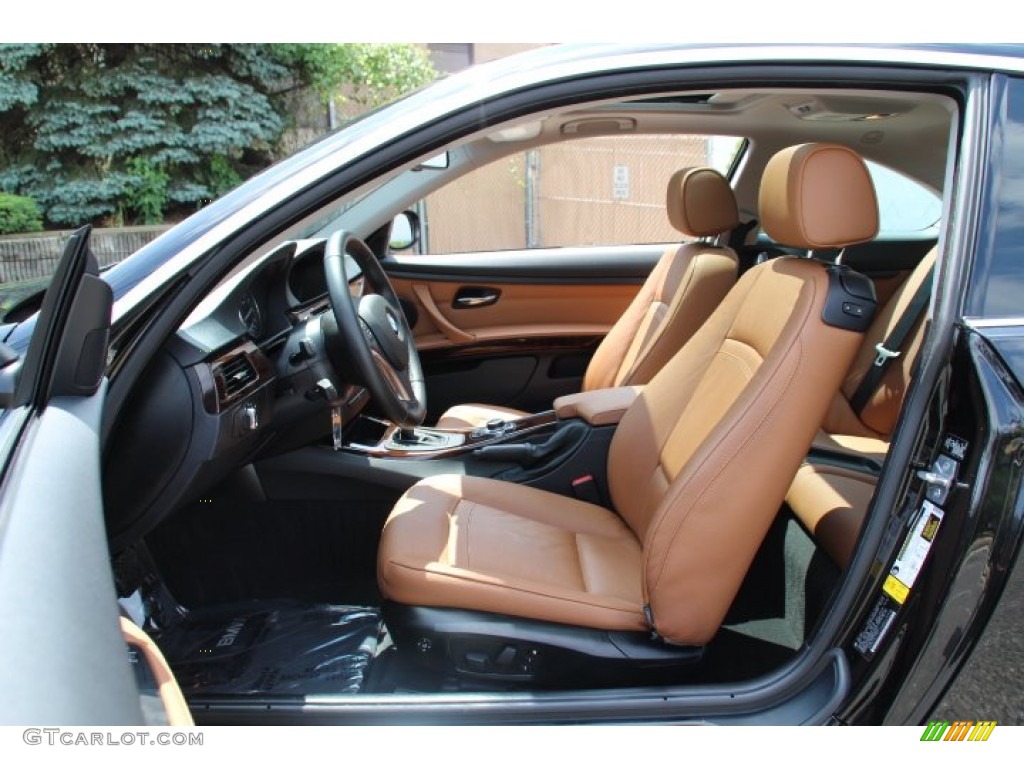 Saddle Brown Dakota Leather Interior 2011 BMW 3 Series 335i xDrive Coupe Photo #82137717