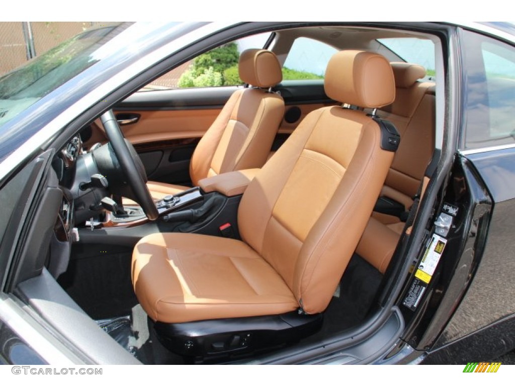 Saddle Brown Dakota Leather Interior 2011 BMW 3 Series 335i xDrive Coupe Photo #82137737