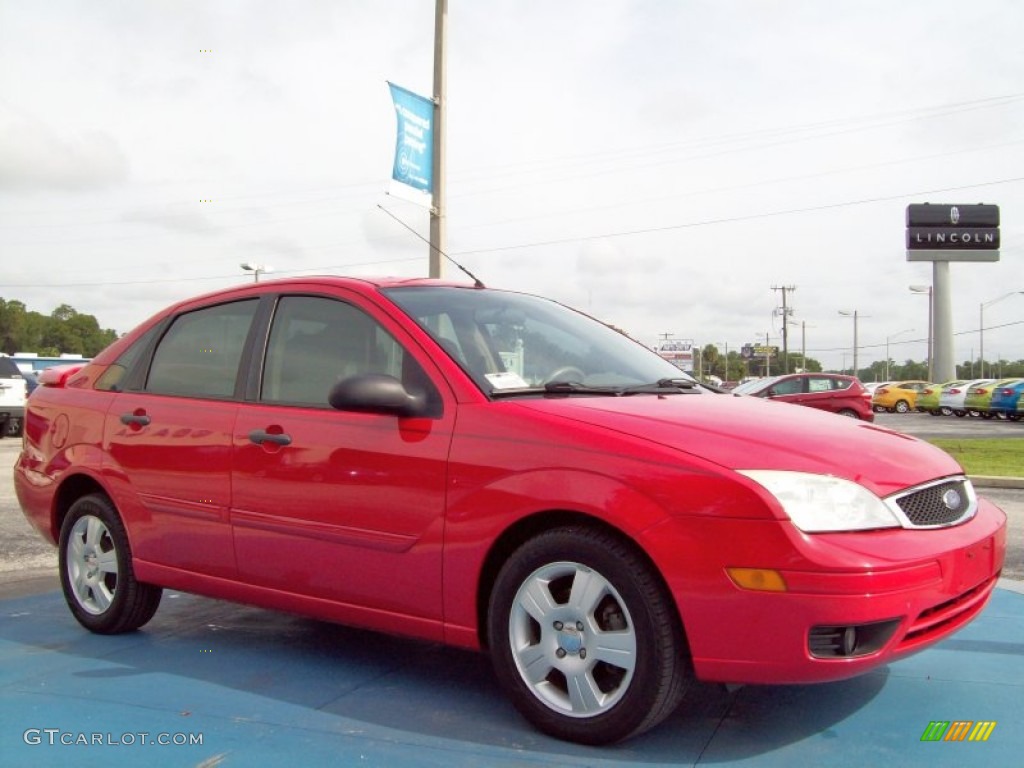 Infra-Red 2006 Ford Focus ZX4 SES Sedan Exterior Photo #82138332