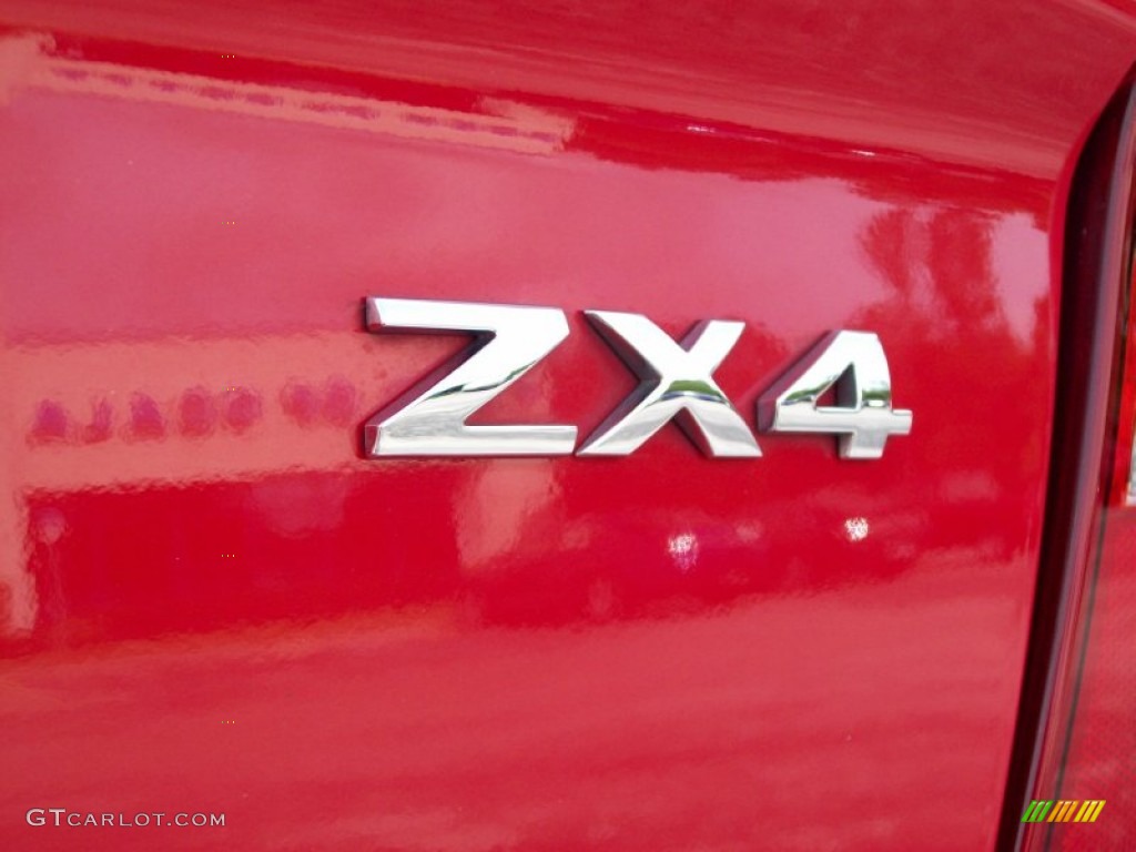 2006 Focus ZX4 SES Sedan - Infra-Red / Dark Pebble/Light Pebble photo #10