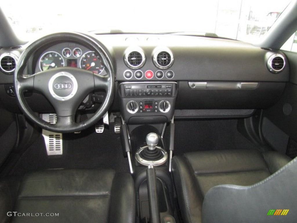 2001 Audi TT 1.8T Coupe Ebony Black Dashboard Photo #82138704