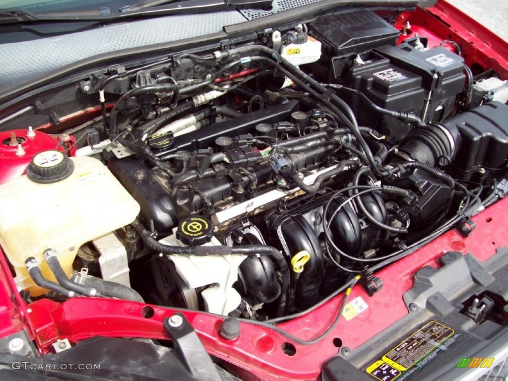 2006 Ford Focus ZX4 SES Sedan 2.0L DOHC 16V Inline 4 Cylinder Engine Photo #82138790