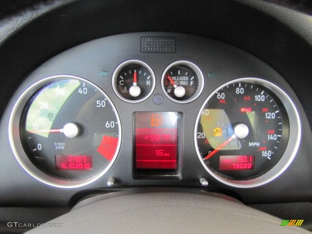 2001 Audi TT 1.8T Coupe Gauges Photo #82138958
