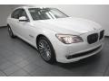 Mineral White Metallic 2011 BMW 7 Series 750Li Sedan