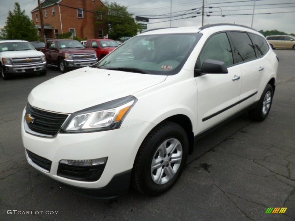 White 2013 Chevrolet Traverse LS AWD Exterior Photo #82139794