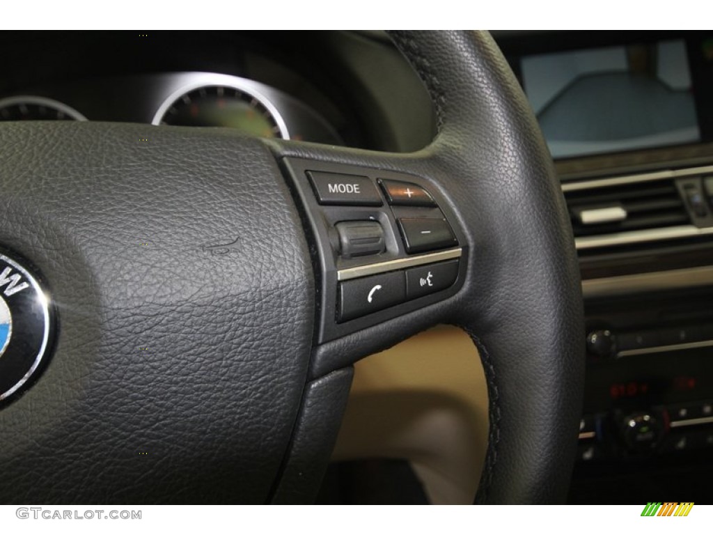 2011 7 Series 750Li Sedan - Mineral White Metallic / Oyster/Black photo #28