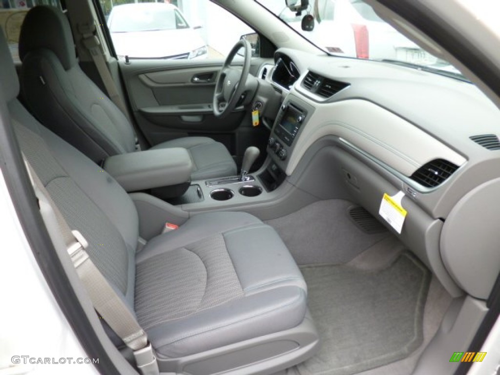 Dark Titanium/Light Titanium Interior 2013 Chevrolet Traverse LS AWD Photo #82139932
