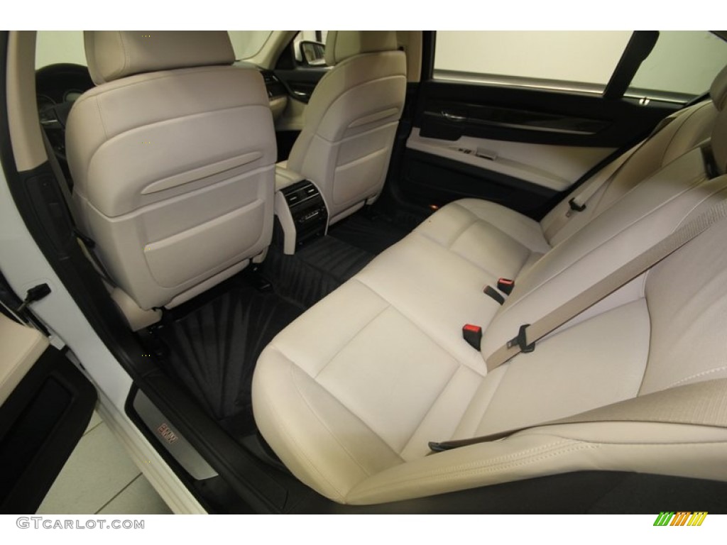 2011 7 Series 750Li Sedan - Mineral White Metallic / Oyster/Black photo #31