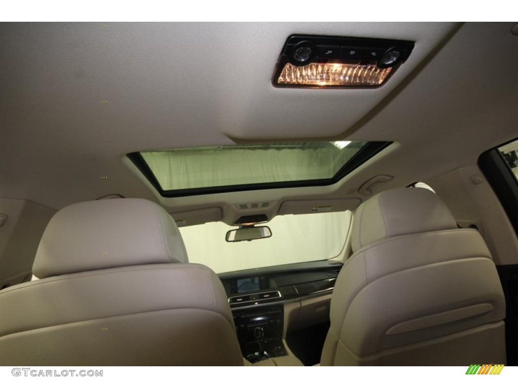 2011 7 Series 750Li Sedan - Mineral White Metallic / Oyster/Black photo #36