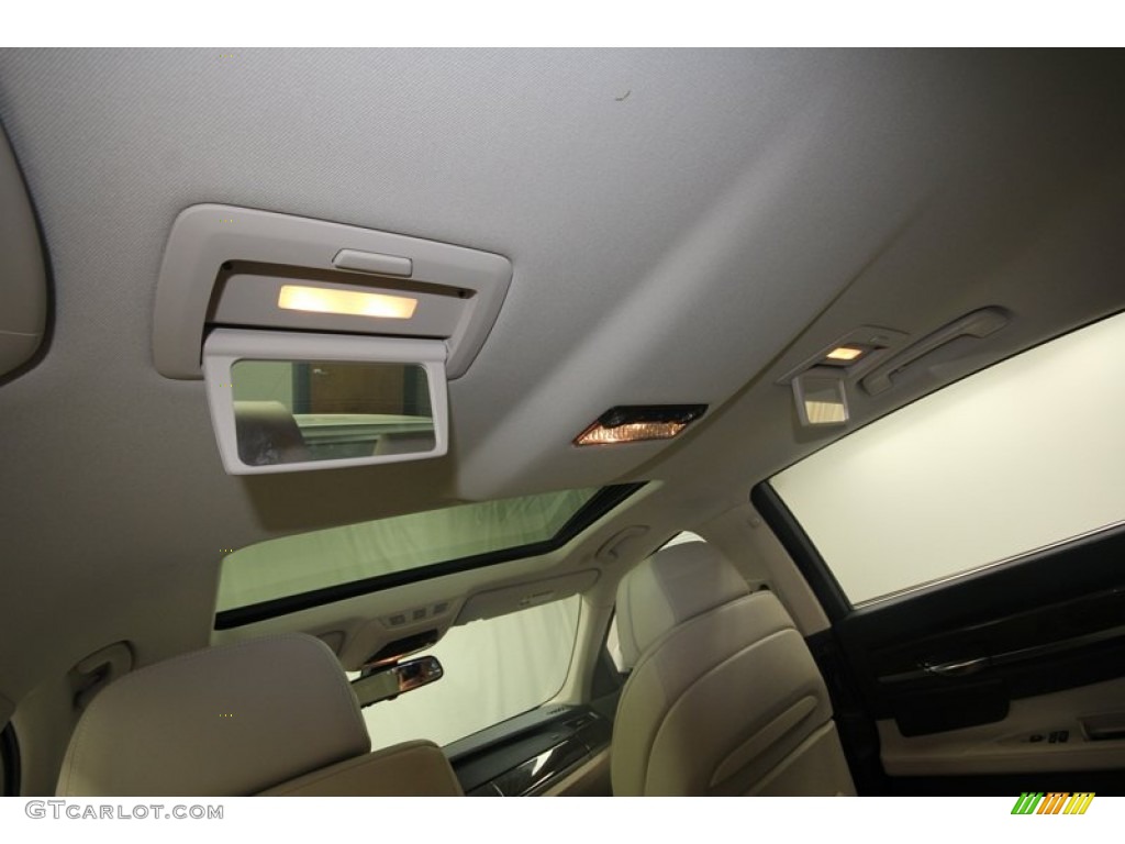 2011 7 Series 750Li Sedan - Mineral White Metallic / Oyster/Black photo #37