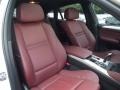 Chateau Red 2011 BMW X6 xDrive35i Interior Color