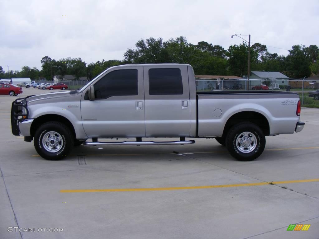 2001 F250 Super Duty Platinum Edition Super Crew 4x4 - Silver Metallic / Medium Graphite photo #6