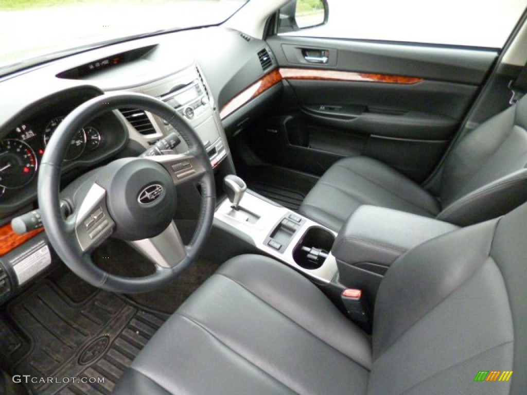 Off Black Interior 2011 Subaru Outback 3.6R Limited Wagon Photo #82141755