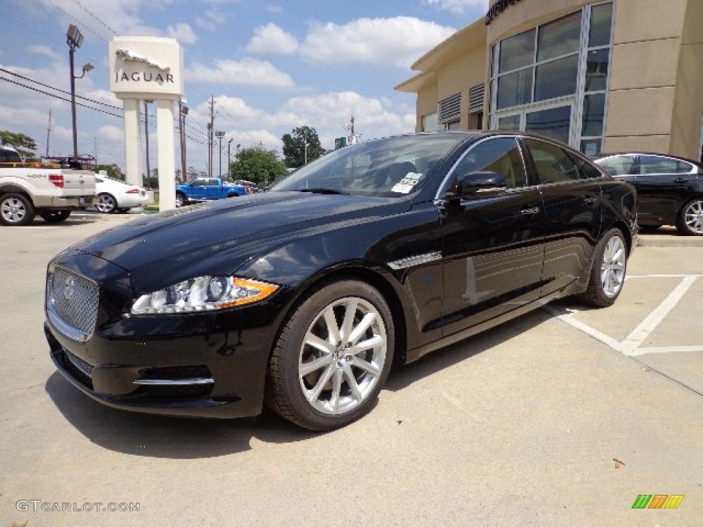 Ebony Black 2013 Jaguar XJ XJ Exterior Photo #82143602