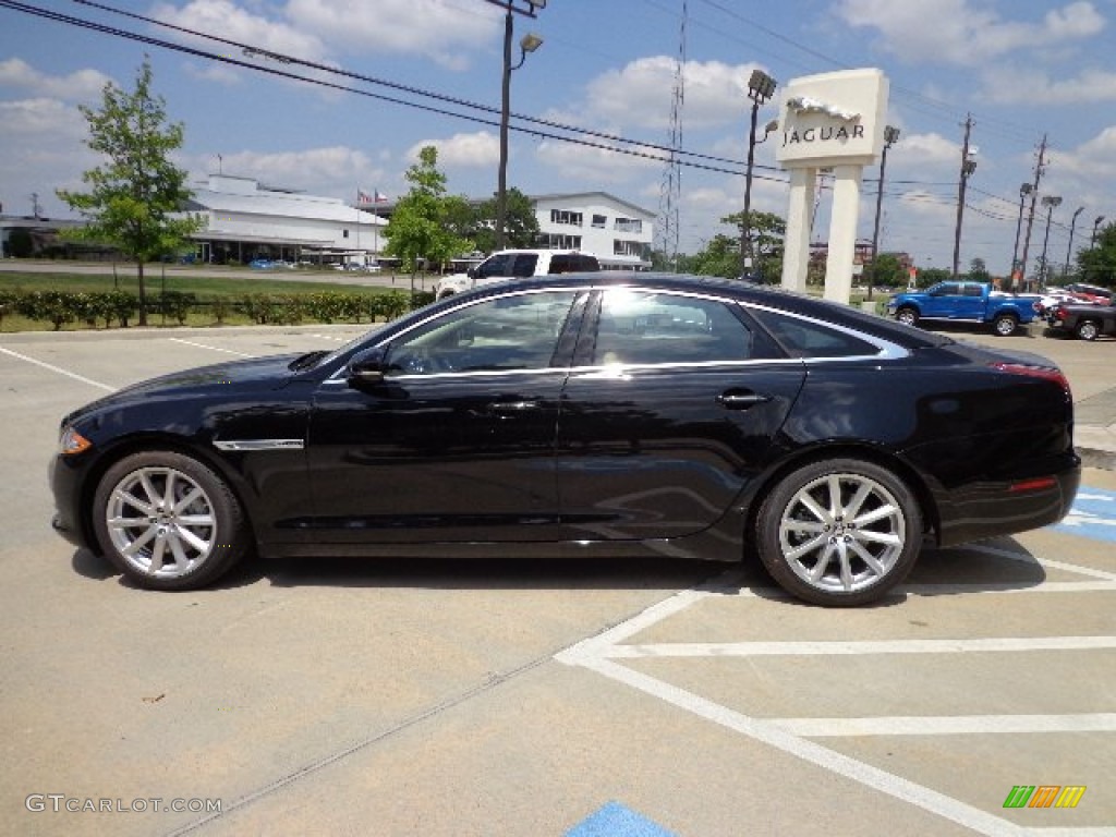 Ebony Black 2013 Jaguar XJ XJ Exterior Photo #82143643