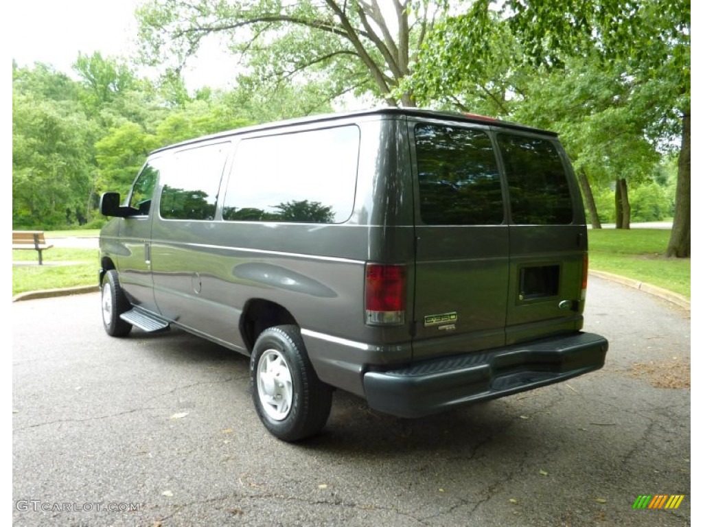 2008 E Series Van E350 Super Duty XL Passenger - Dark Shadow Grey Metallic / Medium Flint photo #5