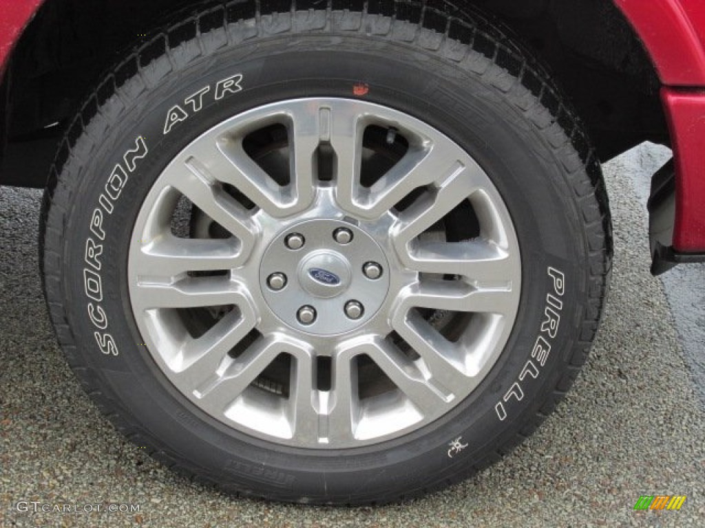 2012 Ford F150 Platinum SuperCrew 4x4 Wheel Photo #82144321