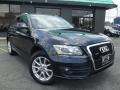 2009 Deep Sea Blue Pearl Effect Audi Q5 3.2 Premium quattro  photo #2