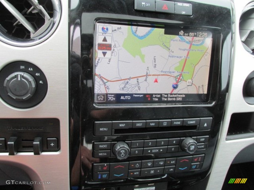 2012 Ford F150 Platinum SuperCrew 4x4 Navigation Photo #82144670
