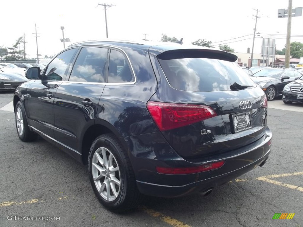 2009 Q5 3.2 Premium quattro - Deep Sea Blue Pearl Effect / Light Gray photo #6